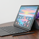 When you’re not using the stylus, the Tab S7+ has a magnetic strip in back for storage and recharging.